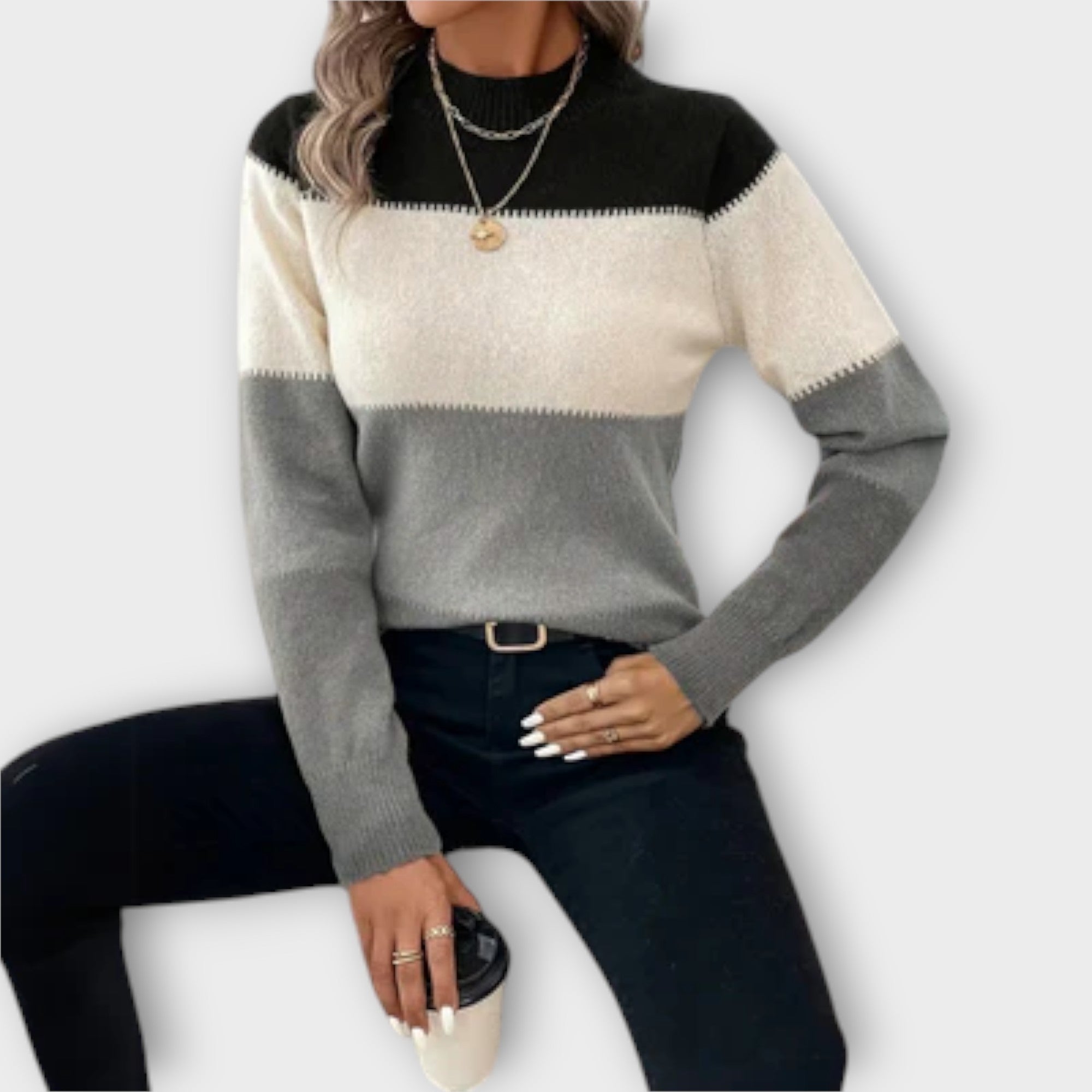 Elina – Lässiger & Eleganter Pullover