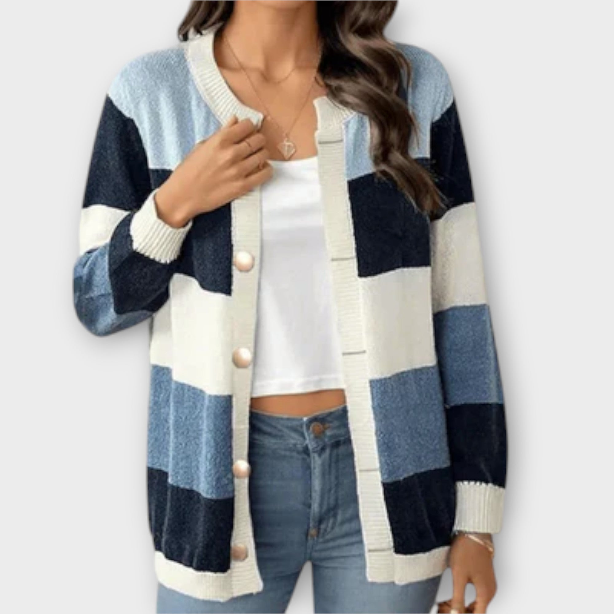 Lottenia - Gestreifter Cardigan