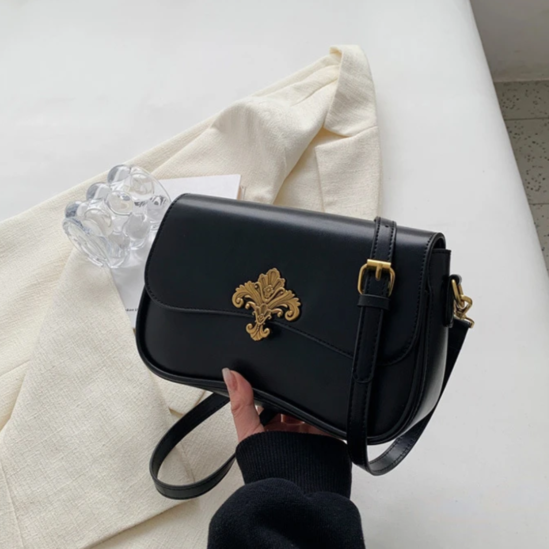 Kleine Schultertasche - Saphir Eleganz