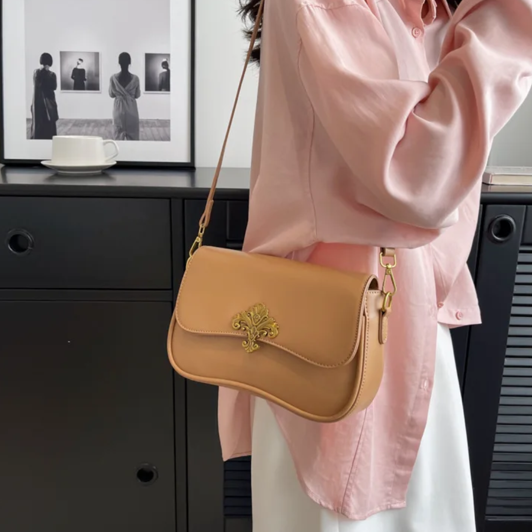 Kleine Schultertasche - Saphir Eleganz