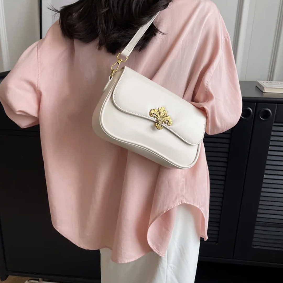 Kleine Schultertasche - Saphir Eleganz