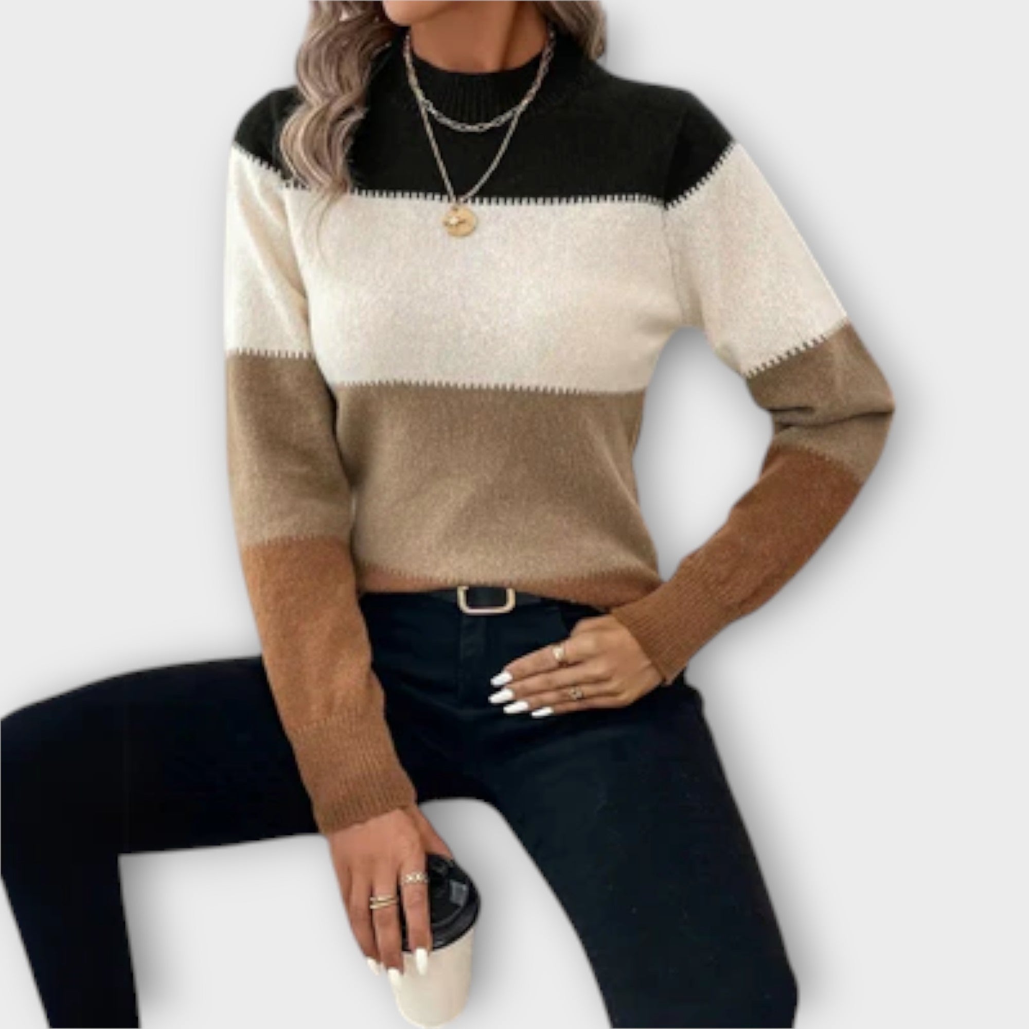 Elina – Lässiger & Eleganter Pullover