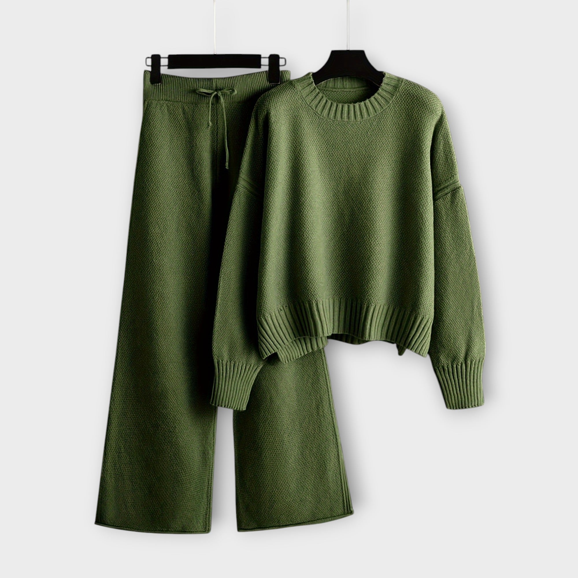 Sienna Gemütliches Strick-Zweiteiliges Set