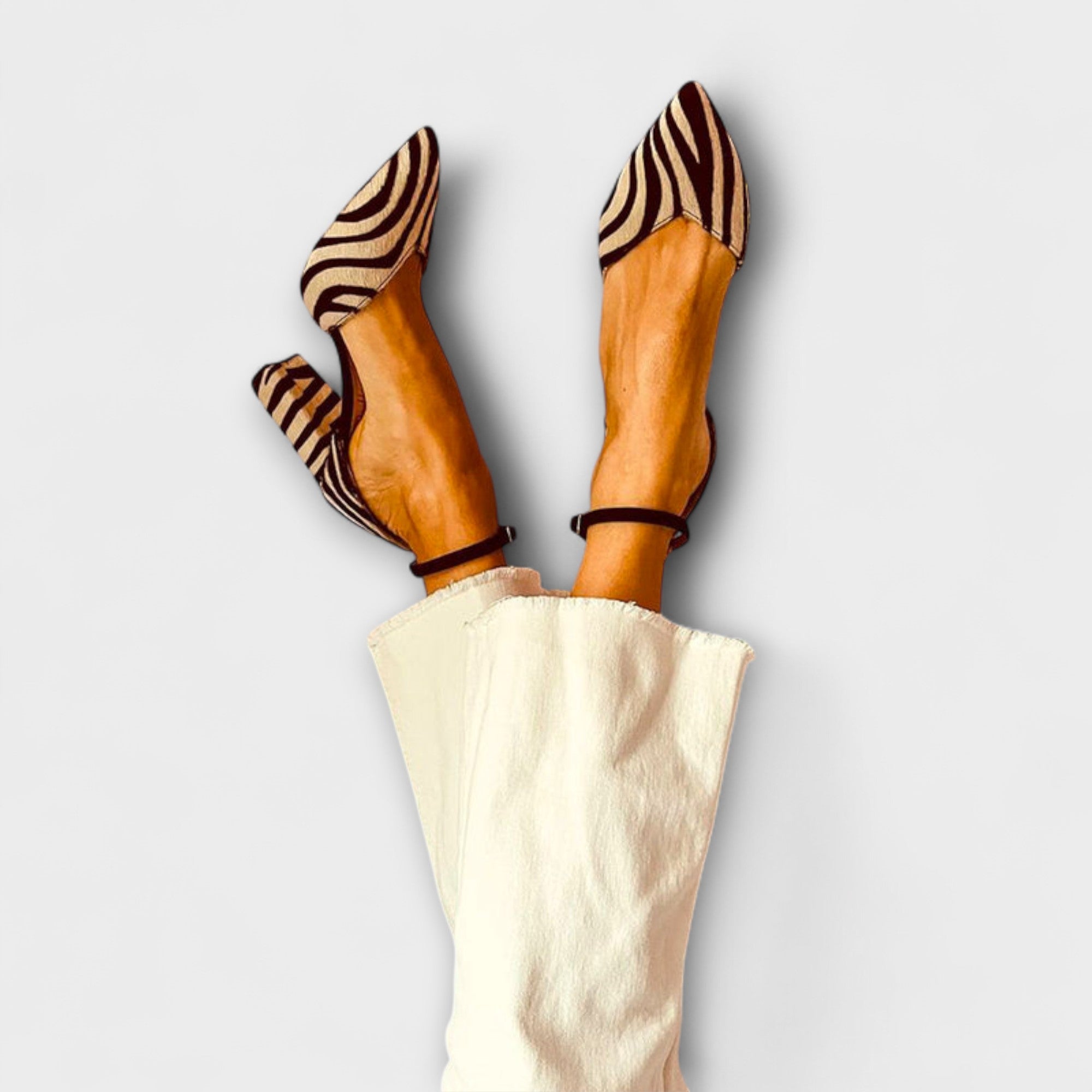 Zebrina – Statement-Absätze mit Zebra-Muster