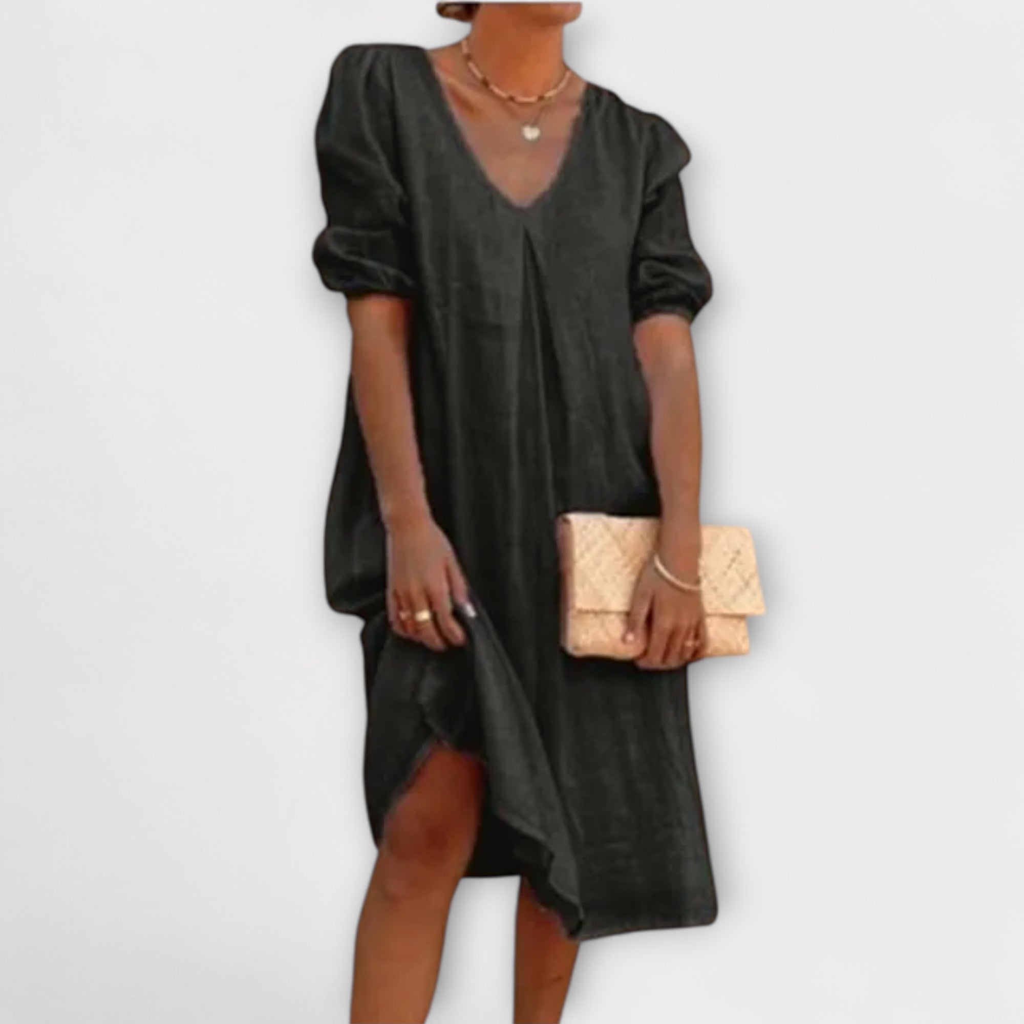 Fanny – Elegantes Sommerkleid mit Spitzen-Details