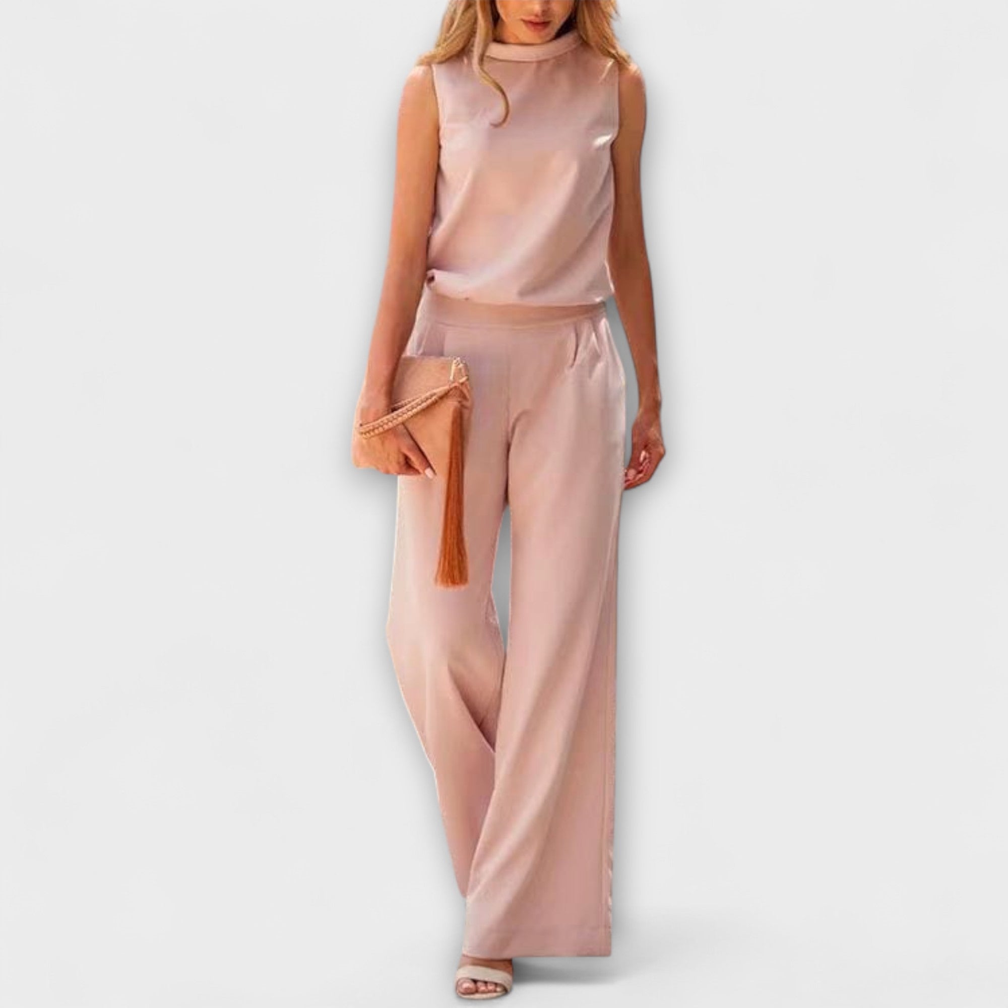 Hannah – Jumpsuit im Satin-Look