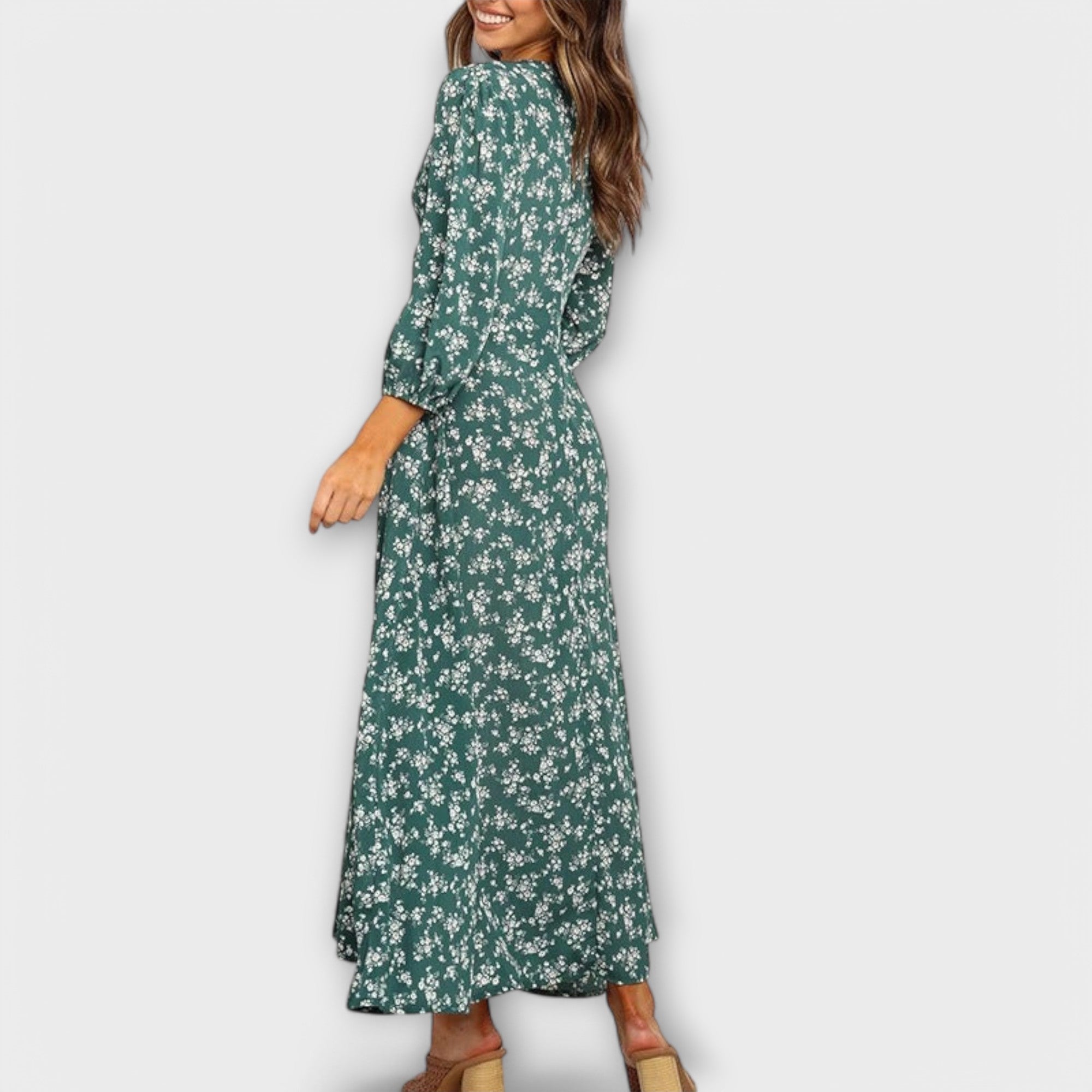 Florales Maxikleid für Frauen