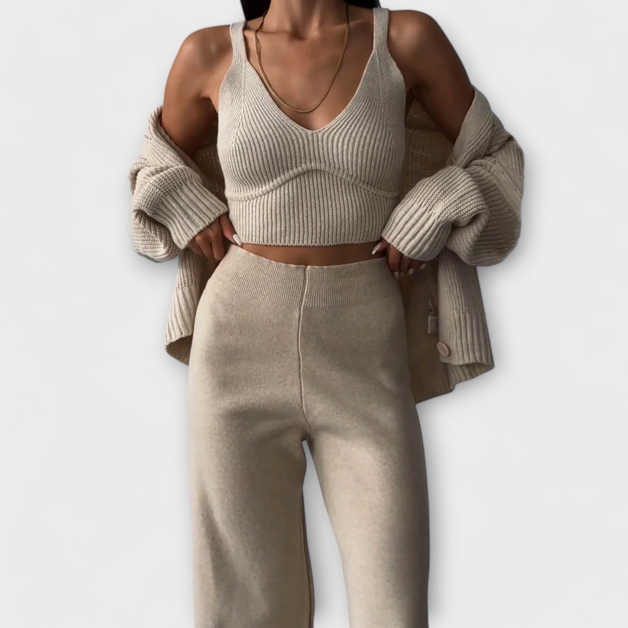 Delia Drei-Teile Strickset