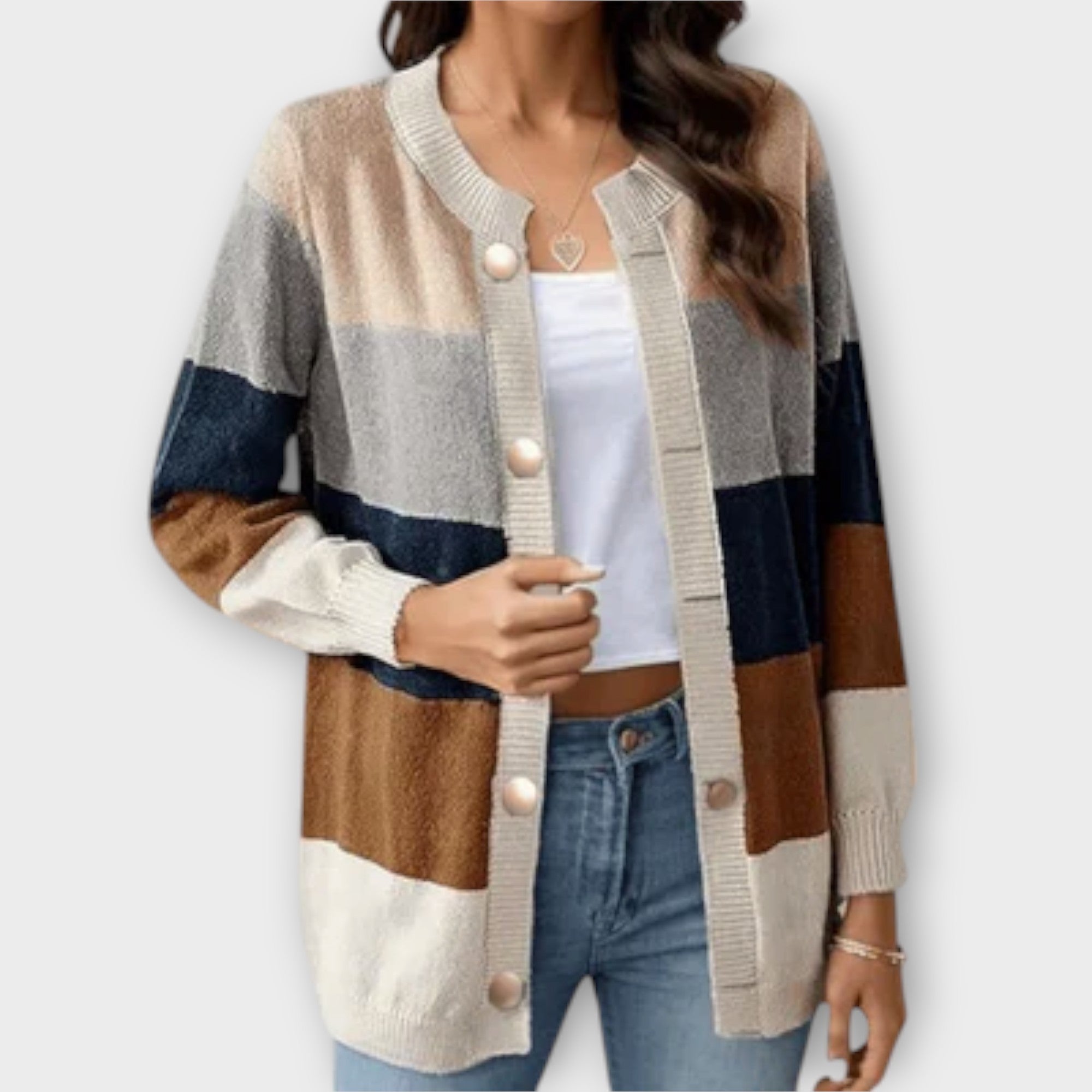 Lottenia - Gestreifter Cardigan