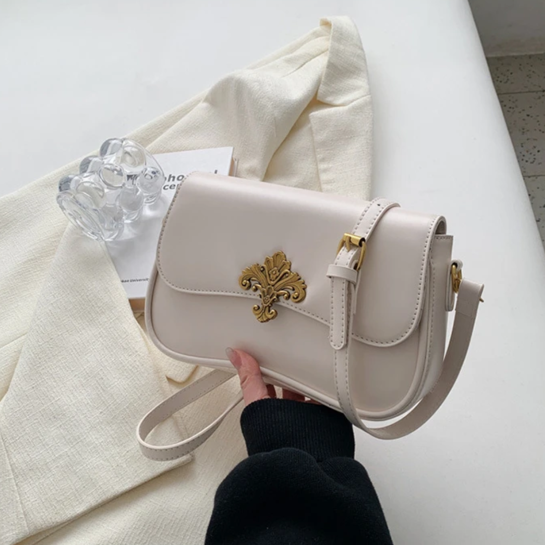 Kleine Schultertasche - Saphir Eleganz