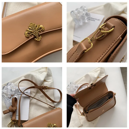 Kleine Schultertasche - Saphir Eleganz