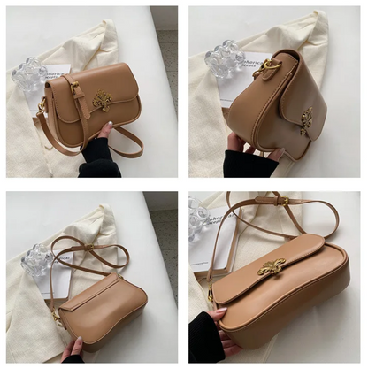 Kleine Schultertasche - Saphir Eleganz