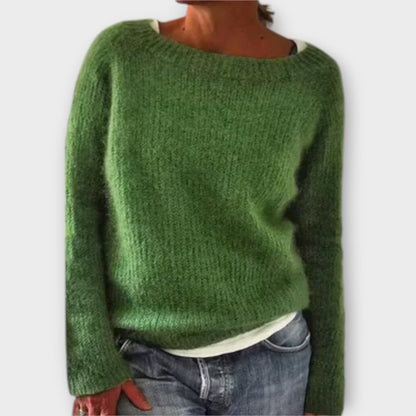 Regine – Strickpullover in einfarbiger Ausführung