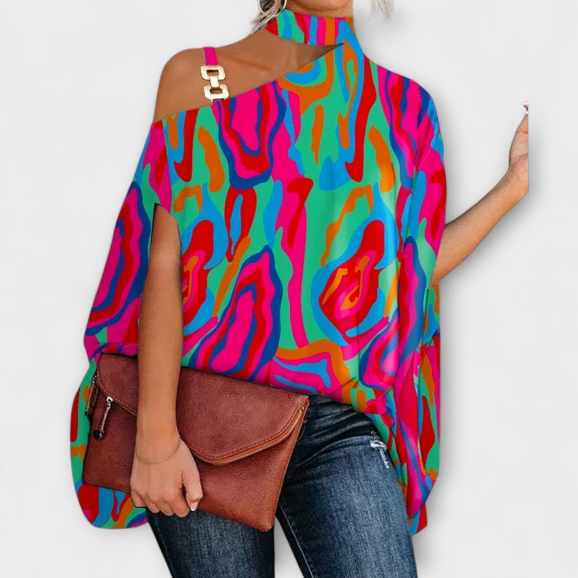 Off-Shoulder-Bluse für Frauen