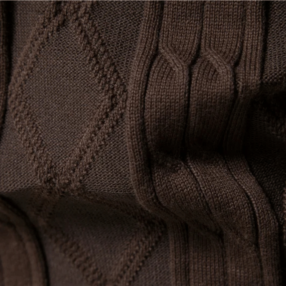 Brescia Kabel-Strickjacke