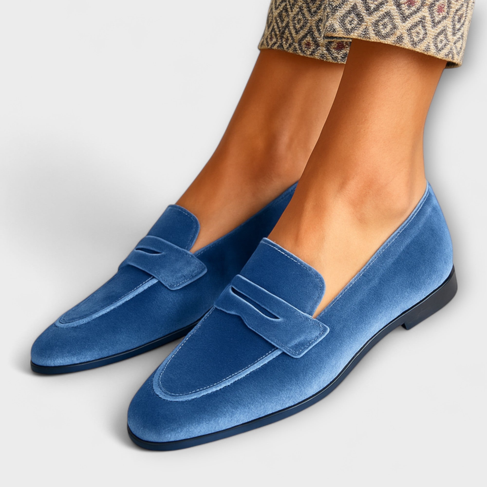 Louise - Weiche Samt-Loafer