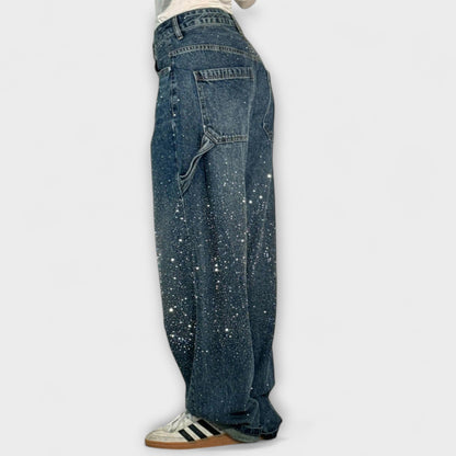Fable - Shine Denim Jeans im Balloon Carpenter Style