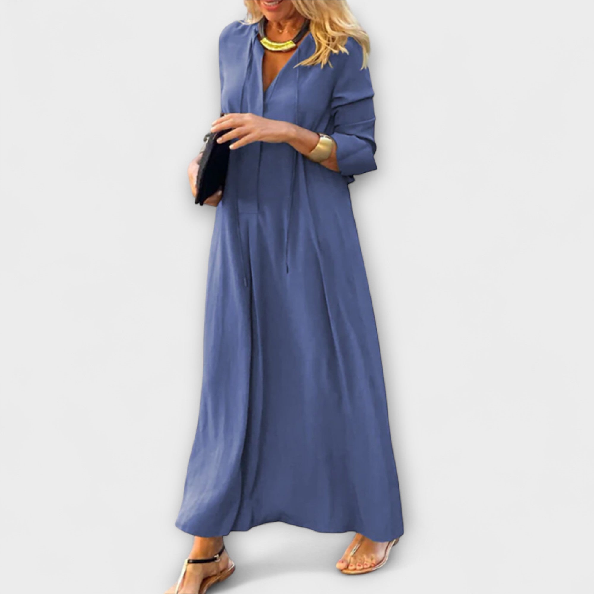 Hannalore - Bequemes Maxi-Kleid