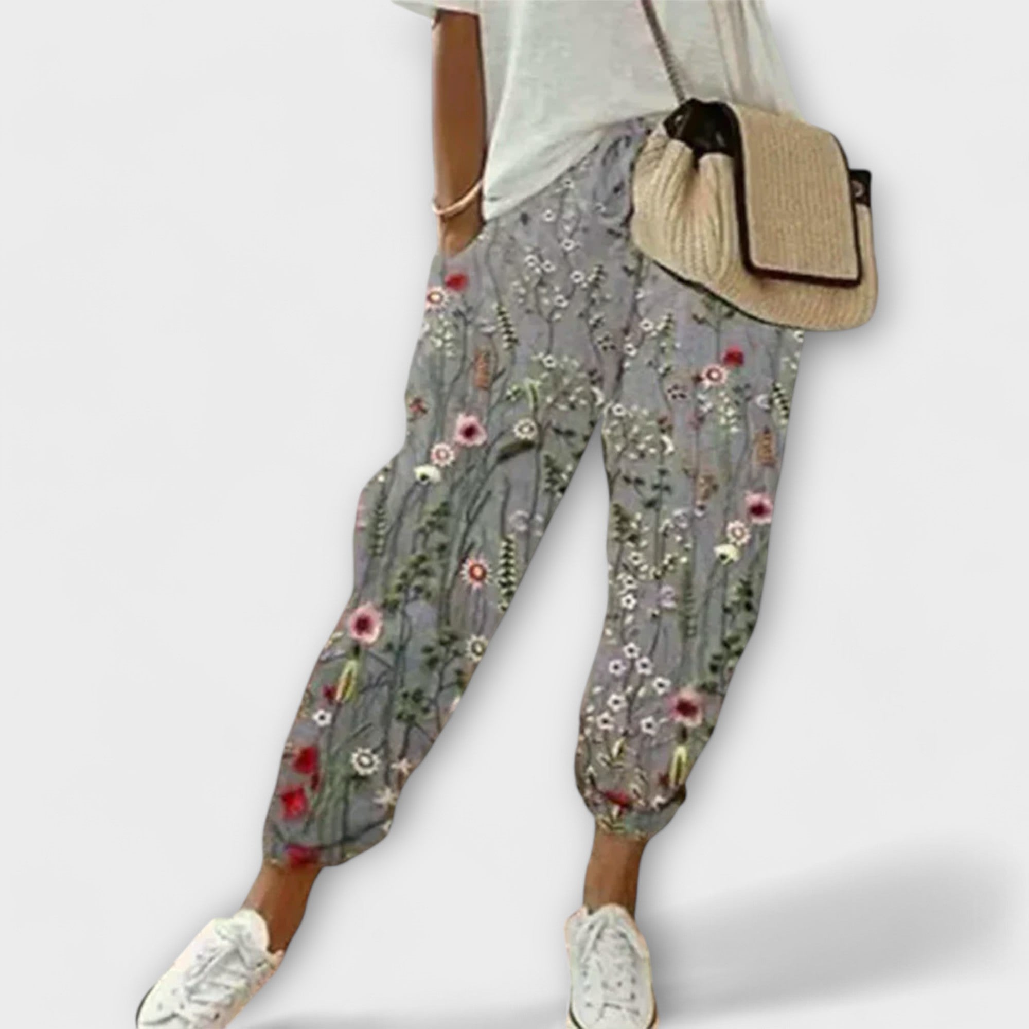 Burga - Bequeme Baumwoll-Leinen-Hose 