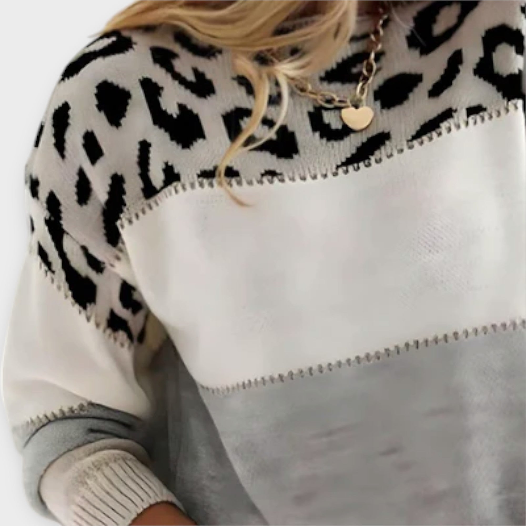 Cheyenne – Lässiger Pullover mit Leoparden-Design