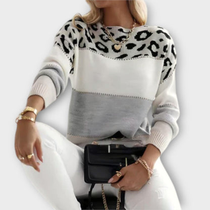 Cheyenne – Lässiger Pullover mit Leoparden-Design
