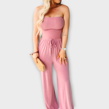 Anna trägerloser Jumpsuit 