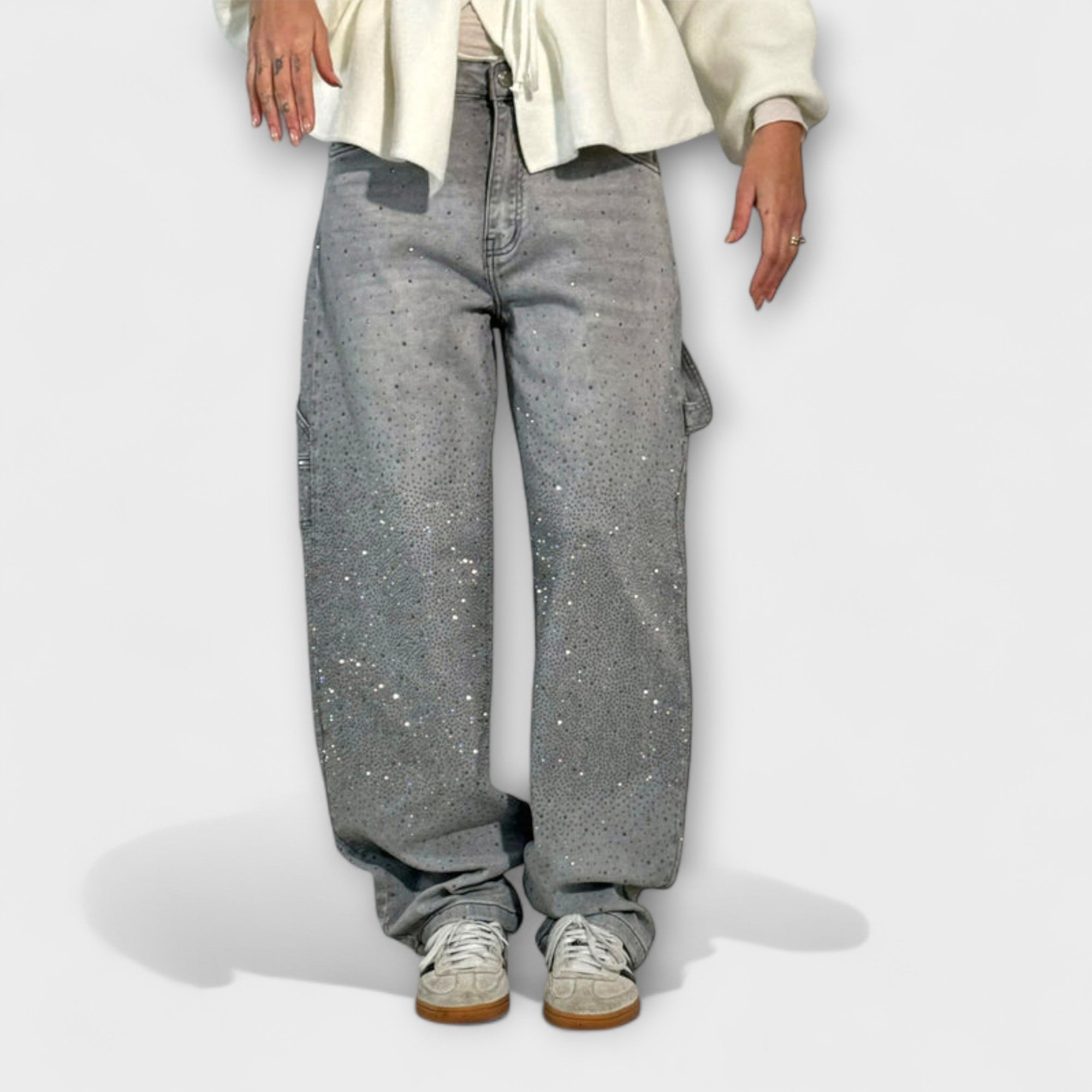 Fable - Shine Denim Jeans im Balloon Carpenter Style