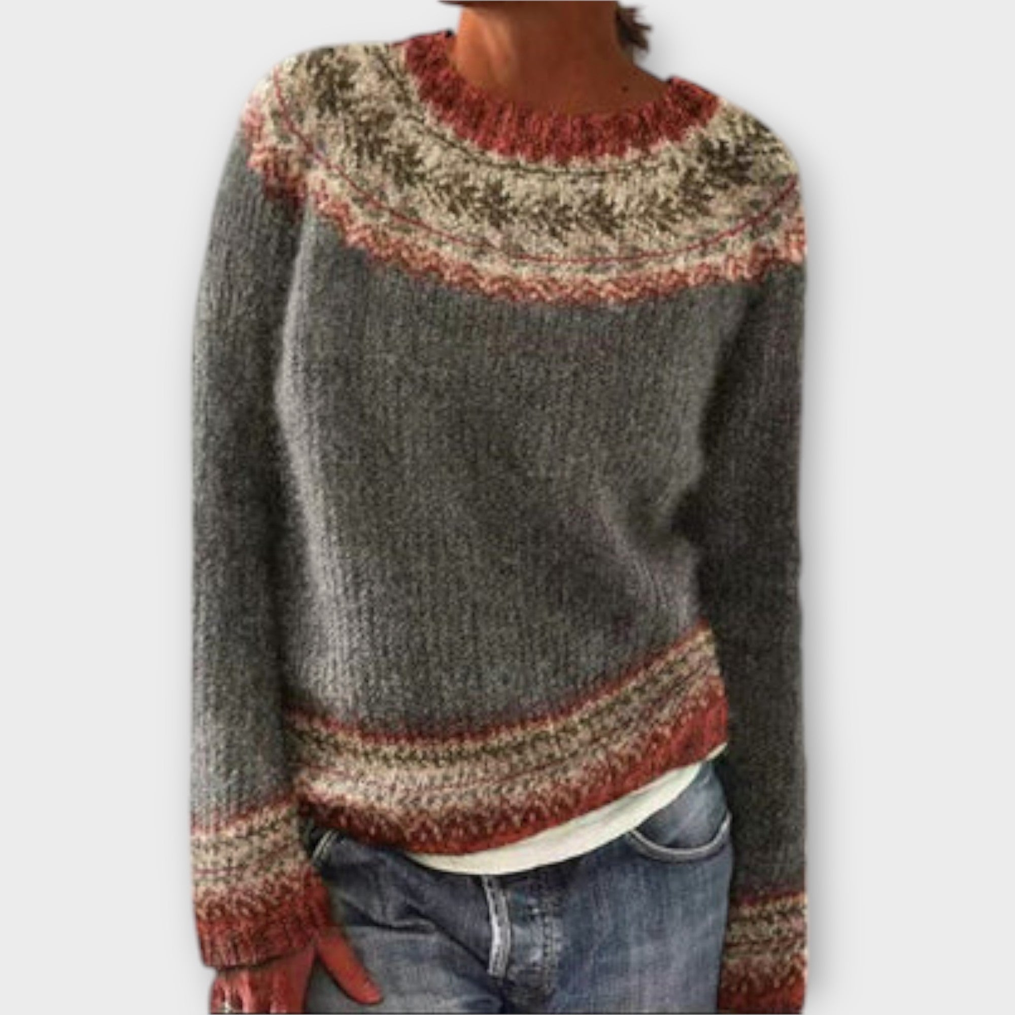 Vintage Strickpullover für Frauen