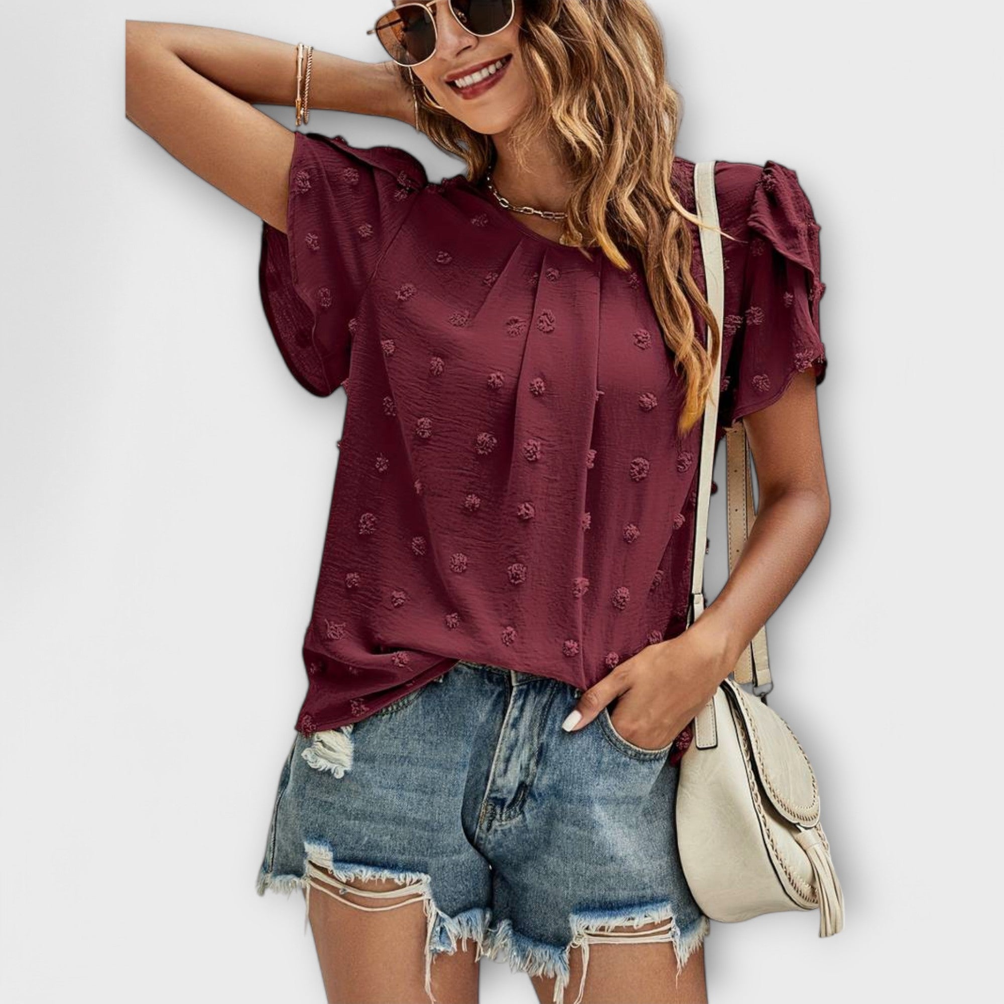 Charlotte - Die Perfekte Pünktchenbluse