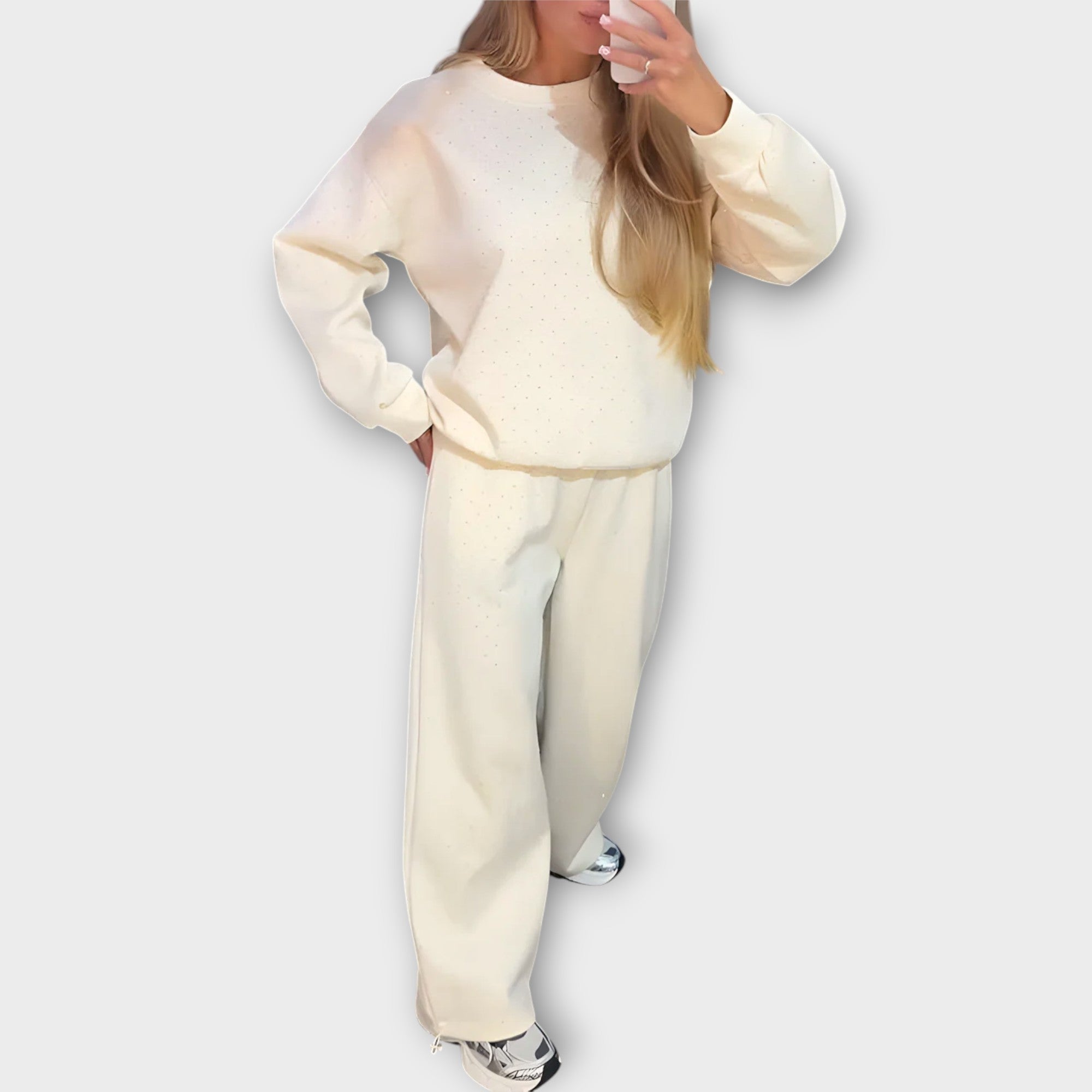 Bahar Elegantes Diamant-Jogger-Set