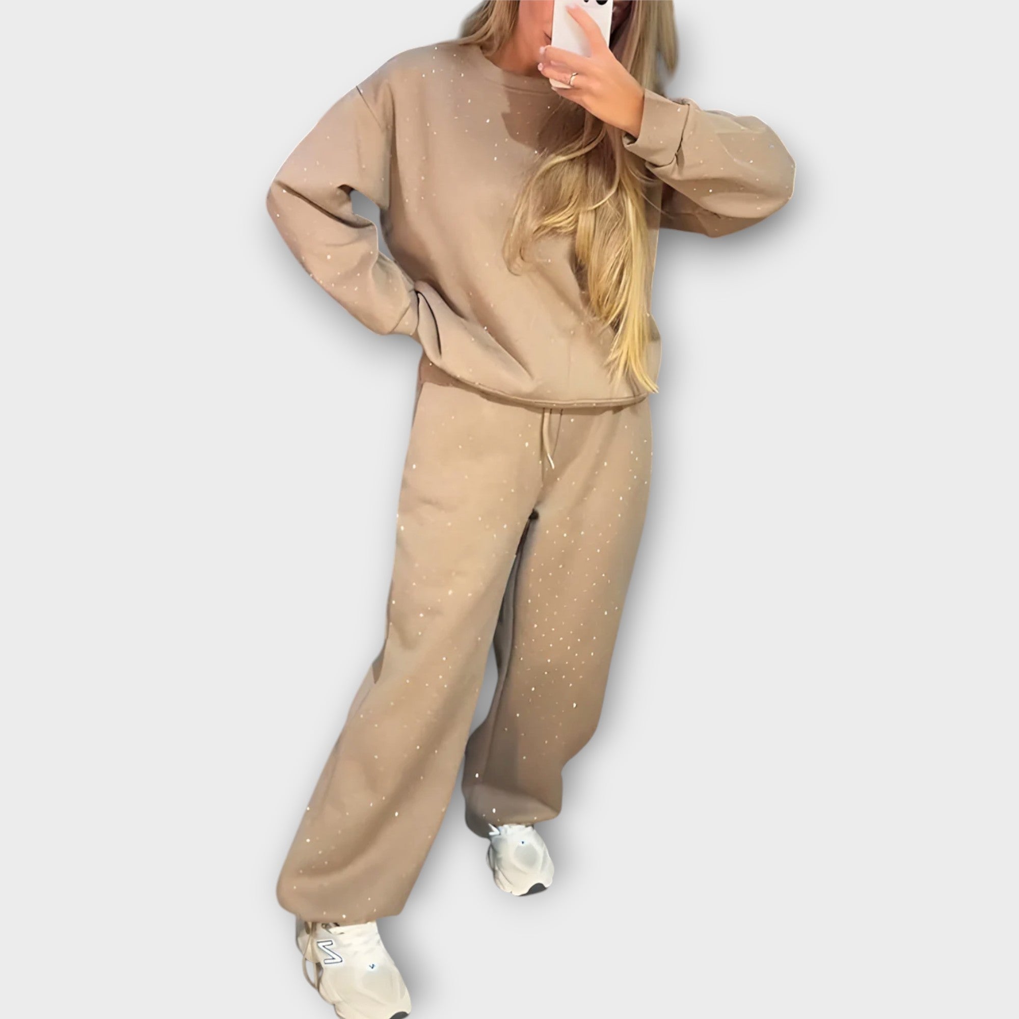 Bahar Elegantes Diamant-Jogger-Set