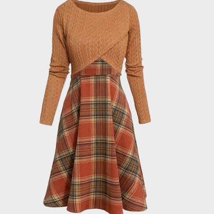 Clara – Vintage Karokleid mit Crop-Top-Set 