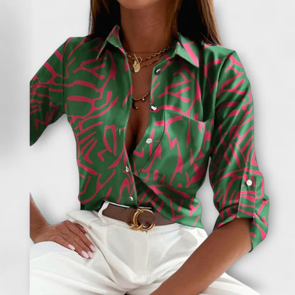 Bluse mit klassischem Kragen